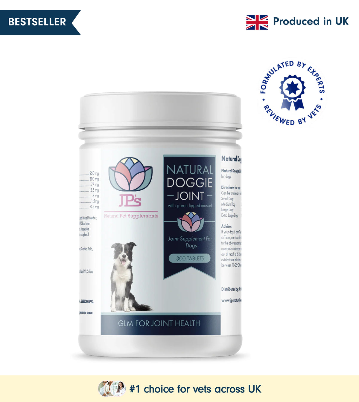 Natural Dog Joint Supplement with Green Lipped Mussel