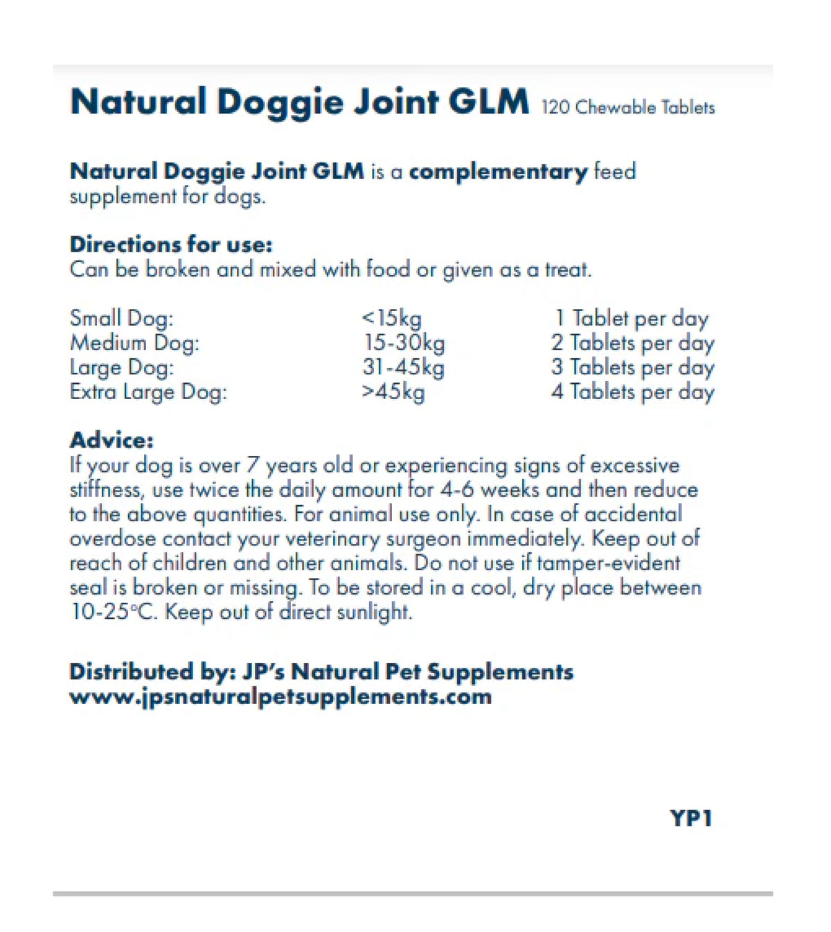 Natural Dog Joint Supplement with Green Lipped Mussel