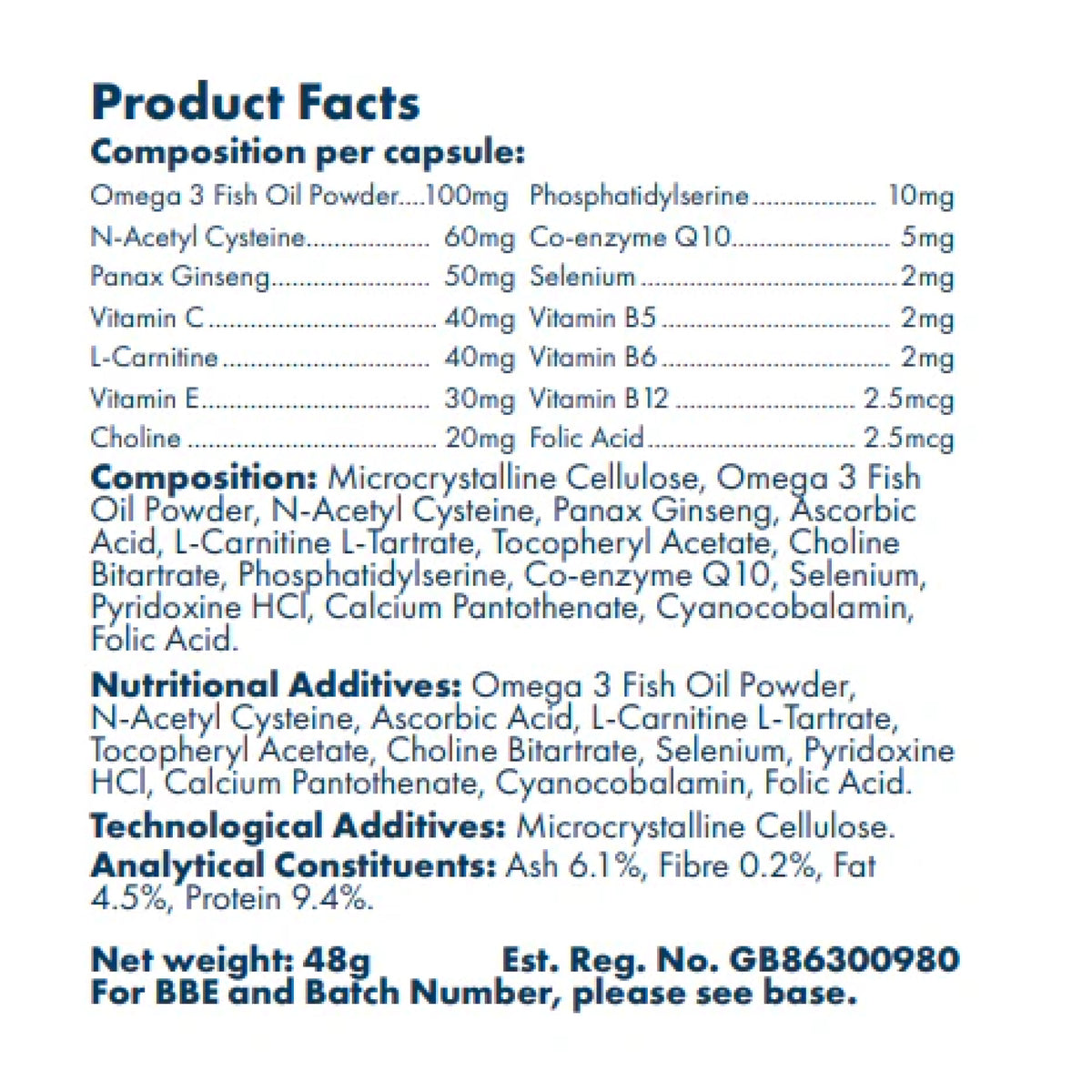 Brain Supplement for Dogs and Cats Cognitive Decline