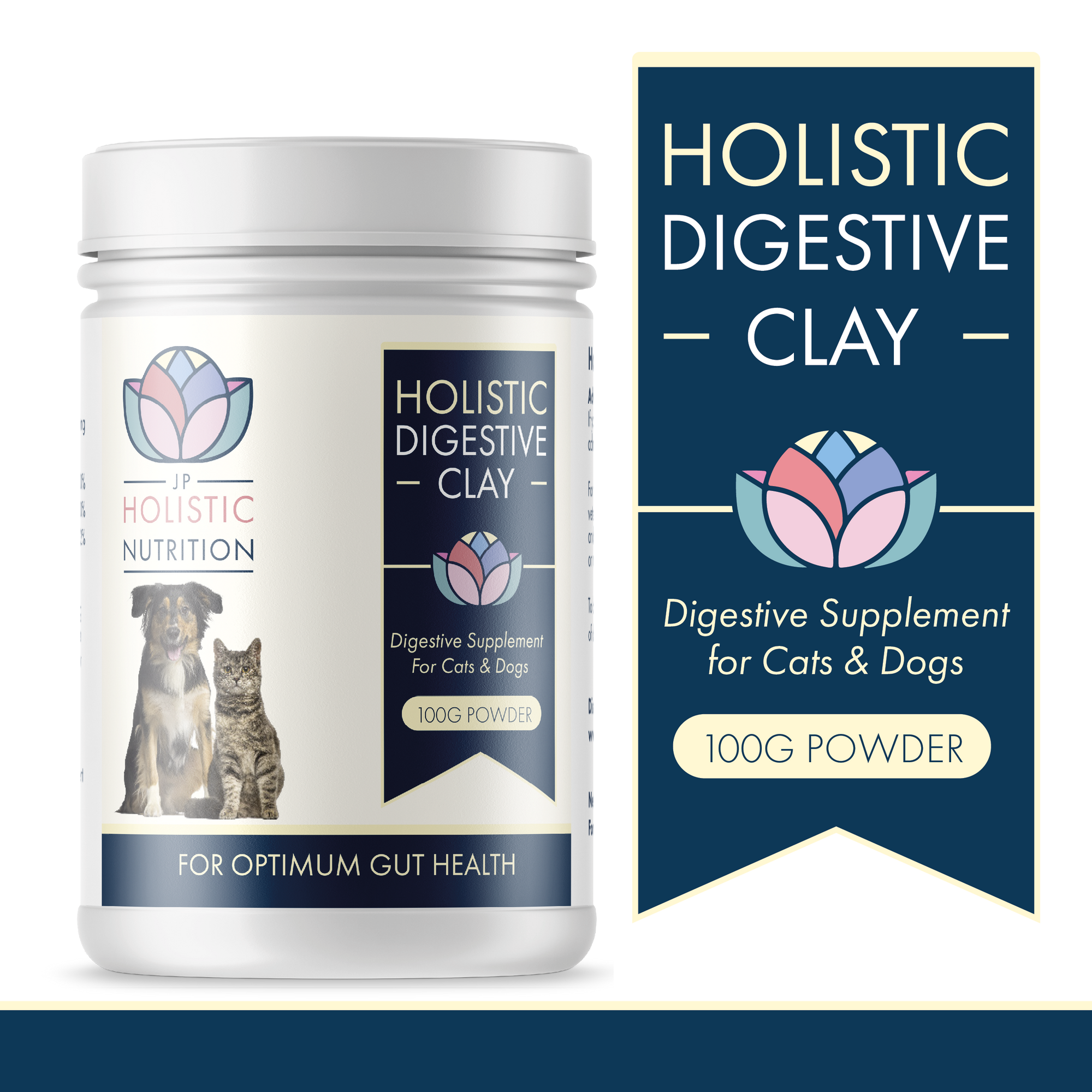 Natural Bentonite Clay Supplement for Dogs & Cats