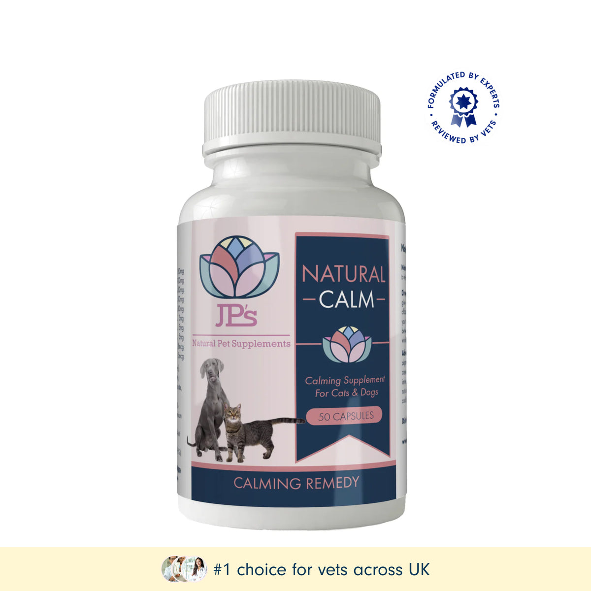 Natural Calming Supplement for Cats & Dogs