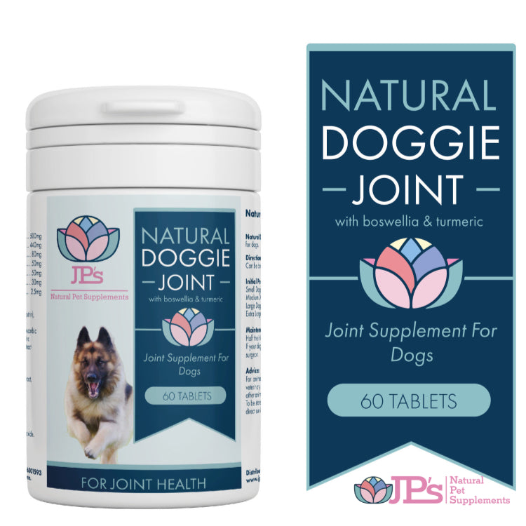 Natural dog joint supplement with Boswellia and turmeric