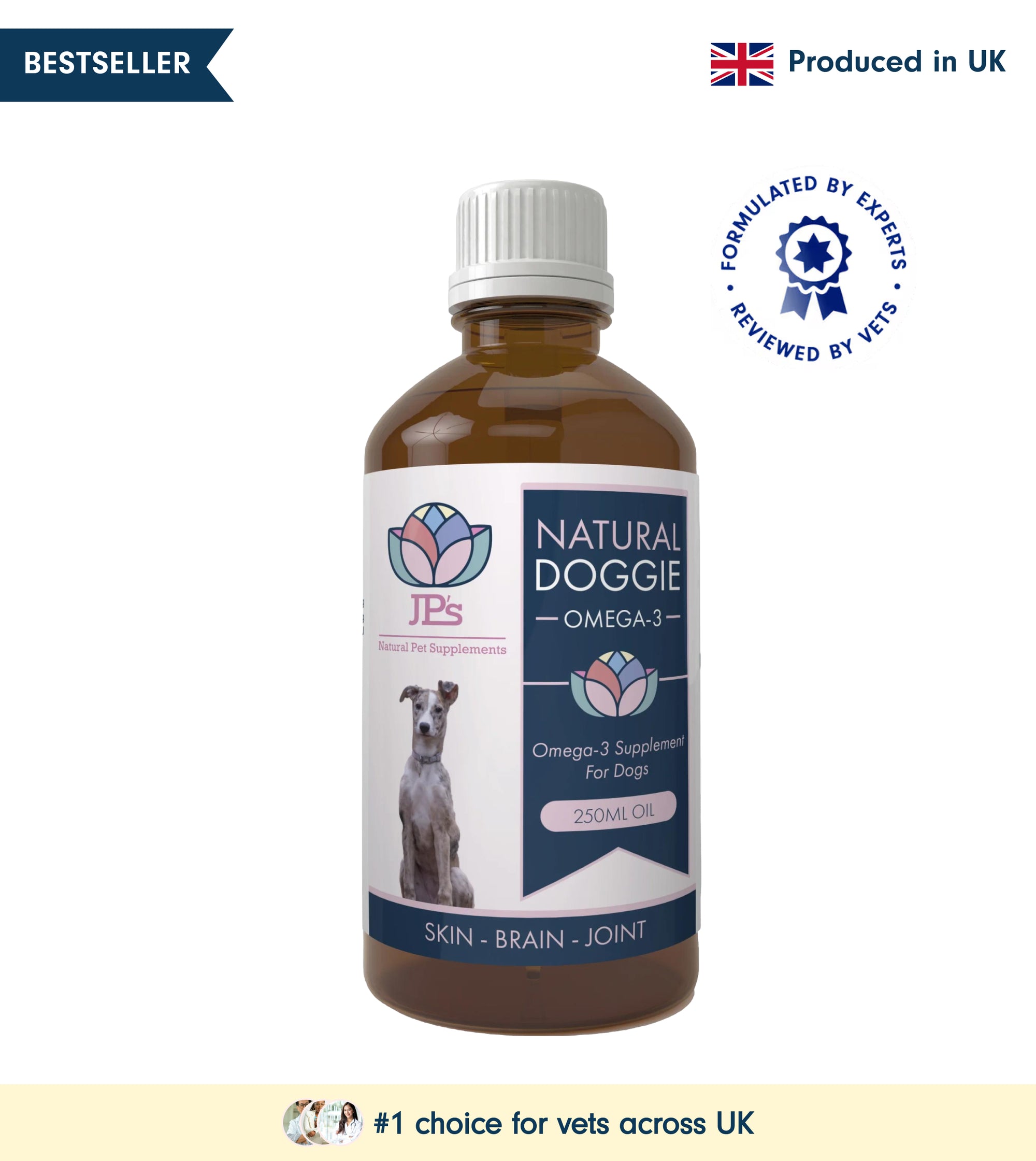 Natural Omega-3 Fish Oil For Dogs