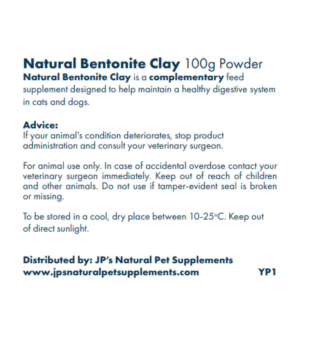 Natural Digestive Bentonite Clay for Dogs &amp; Cats