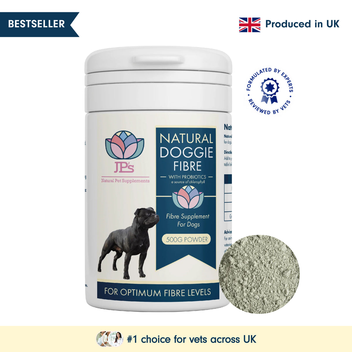 Natural Fibre Supplement with Probiotics For Dogs