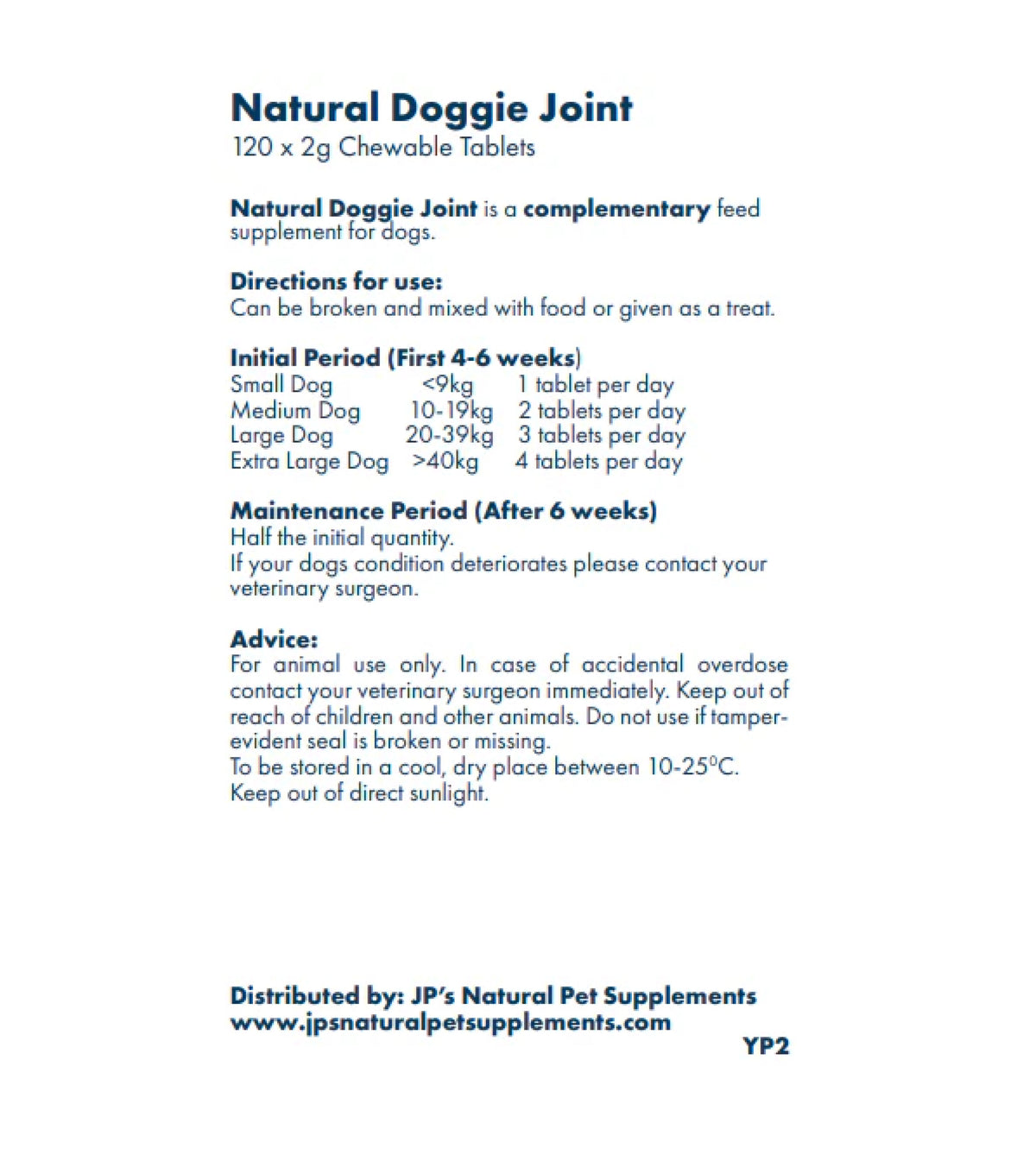 Natural Dog Joint Supplement with Boswellia &amp; Turmeric