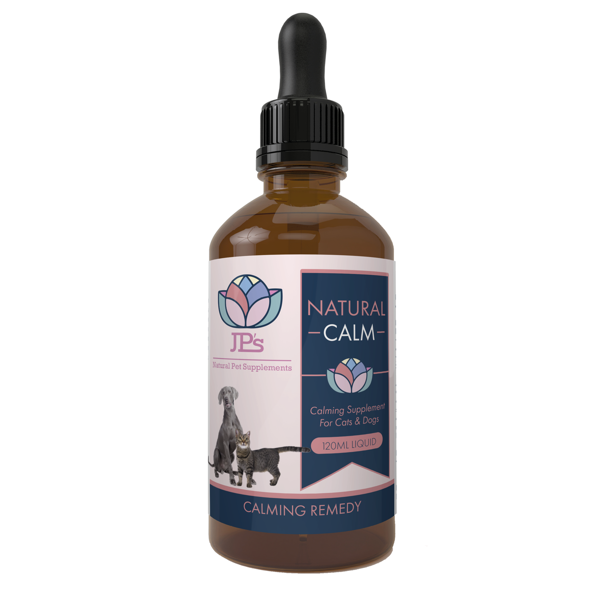 Liquid calming supplement for cats &amp; dogs