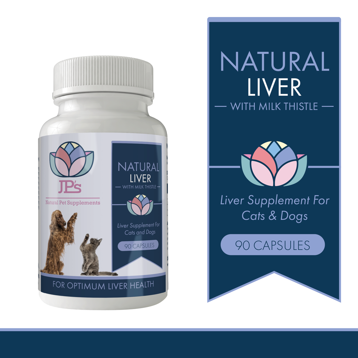 Liver supplement with milk thistle for cats &amp; dogs