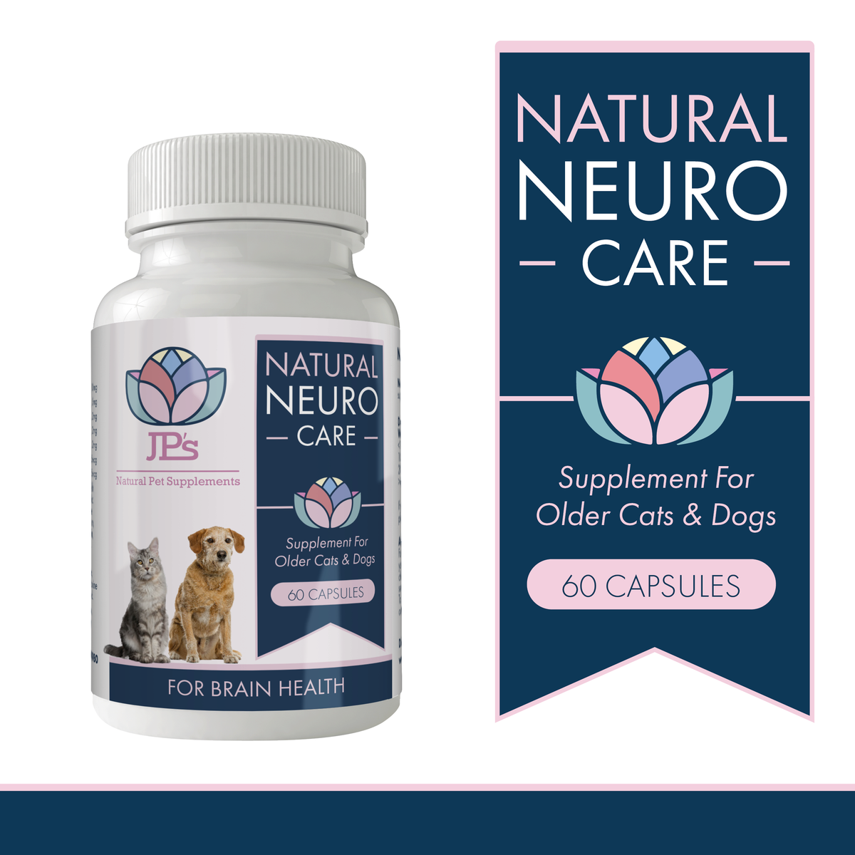 Natural neuro care supplement for older cats &amp; dogs