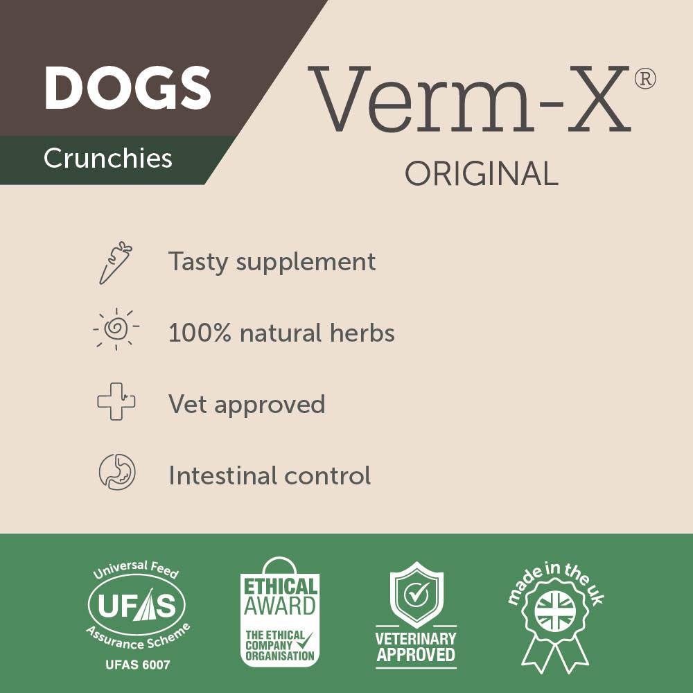 Verm-X Crunchy Treats for Dogs - JP Holistic Nutrition 