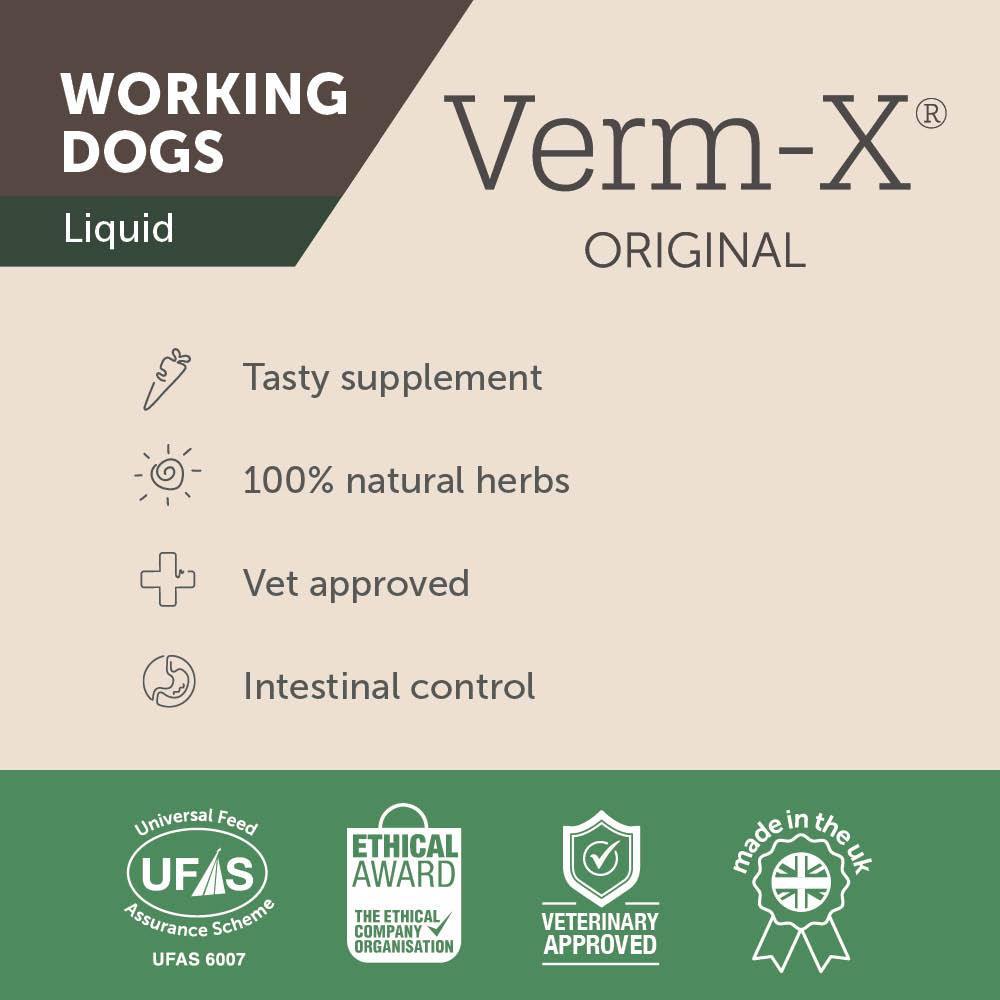 Verm-X Liquid for Dogs 250ml - JP Holistic Nutrition 