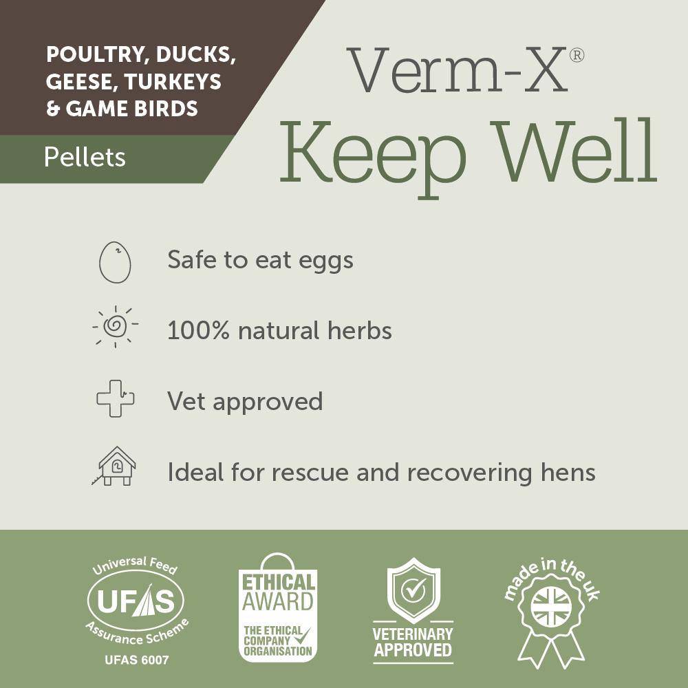 Verm-X Keep-Well for Poultry - JP Holistic Nutrition 