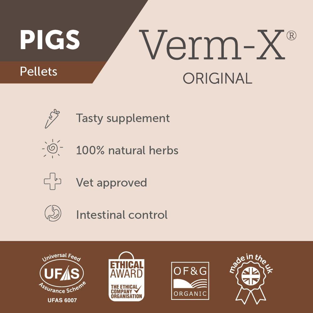 Verm-X Pellets for Pigs - JP Holistic Nutrition 