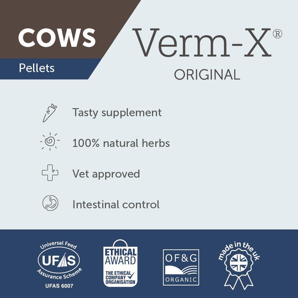 Verm-X Pellets for Cows - JP Holistic Nutrition 